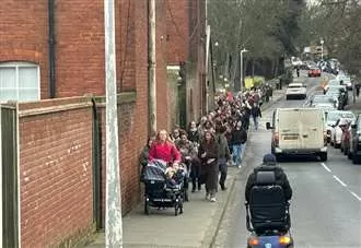 ‘It's devastating it's going to close’: Upset and anger at school protest