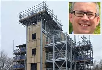 New fire training centre now ‘80% finished’ ahead of spring opening