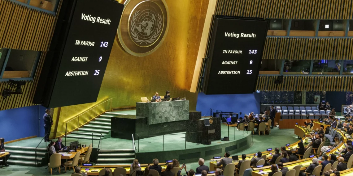 UNGA votes in favor of Palestine’s full membership