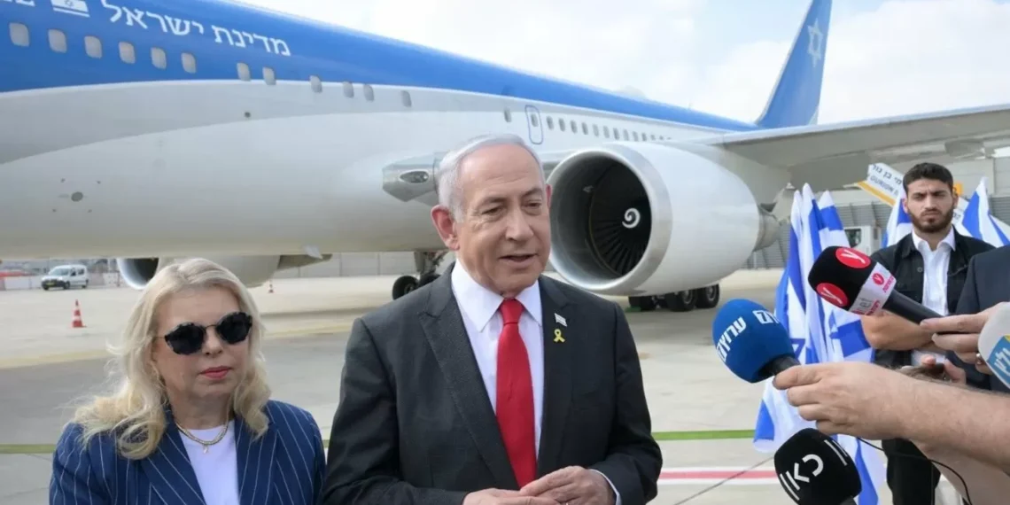 Netanyahu arrives in US for key visit, set to meet Biden Thursday