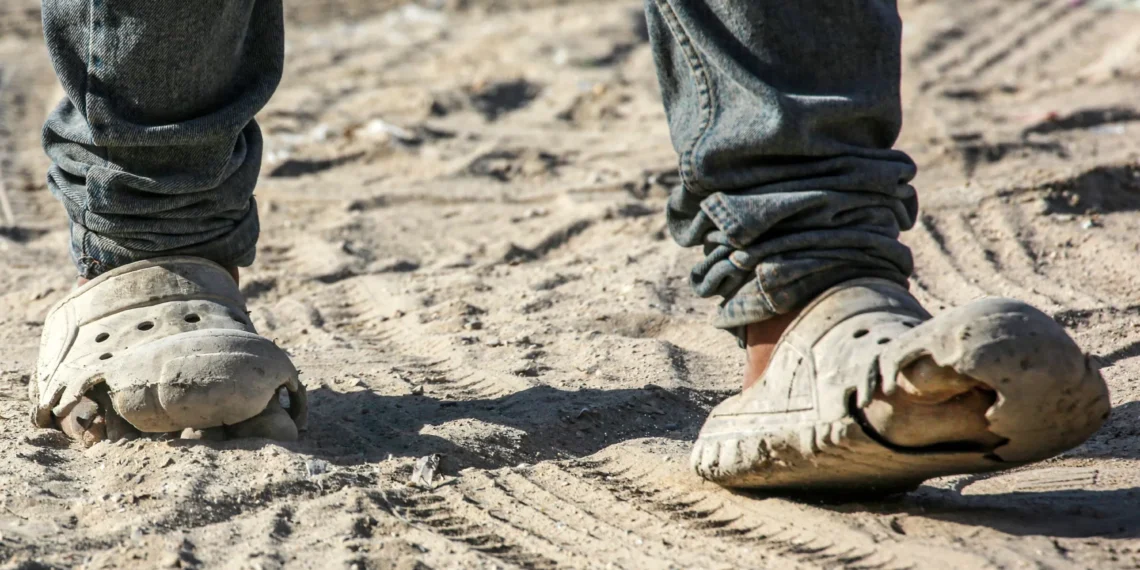 Israel’s war forces Gazans to share shoes, months in same outfit