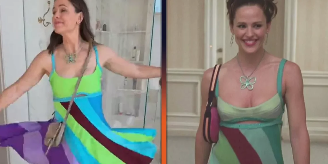 Jennifer Garner Recreates ’13 Going on 30′ Scene in Iconic Dress