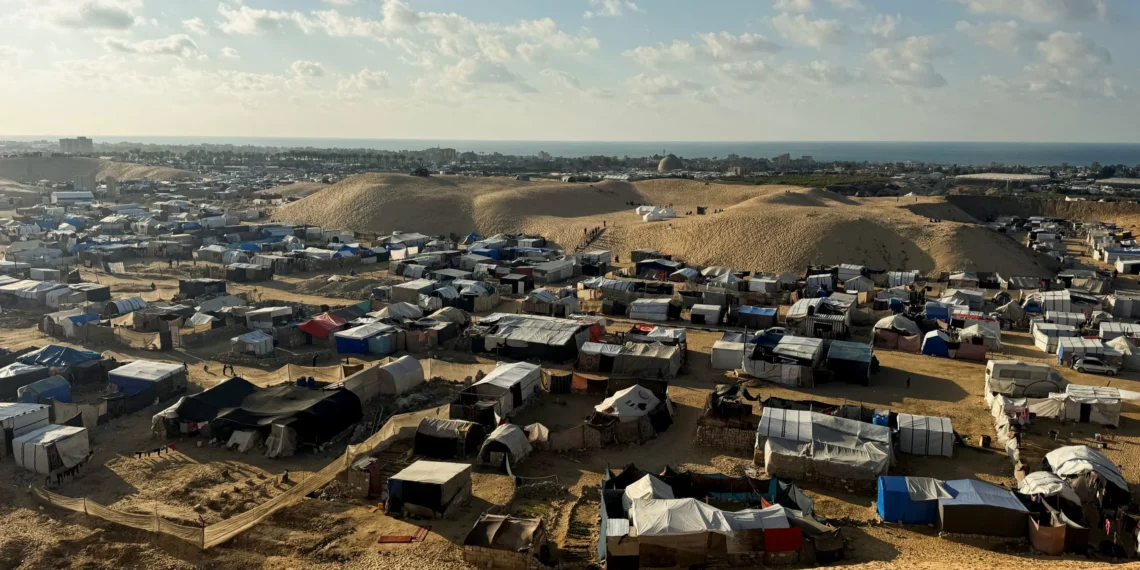 At least 21 killed in Israeli strike on tent camp in Gaza