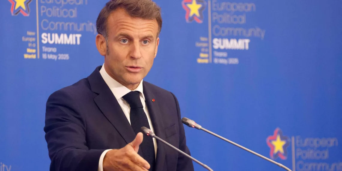 Gaza conditions intolerable, French President Macron says