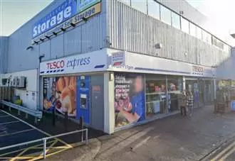 Huge police response after attack on Tesco worker