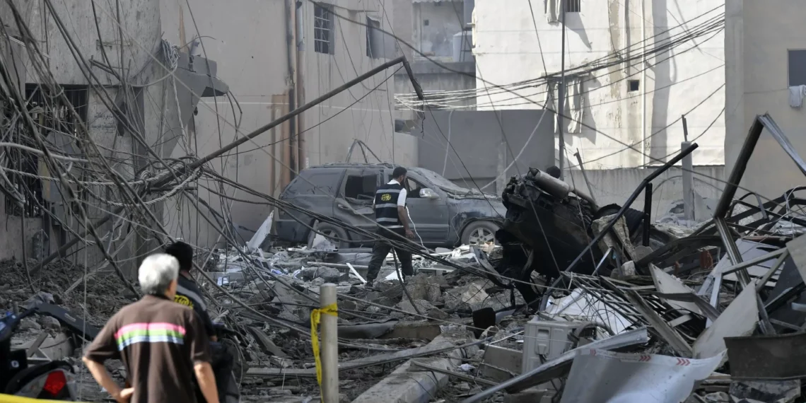 Israel hits drone sites in Beirut, Lebanon slams cease-fire breach