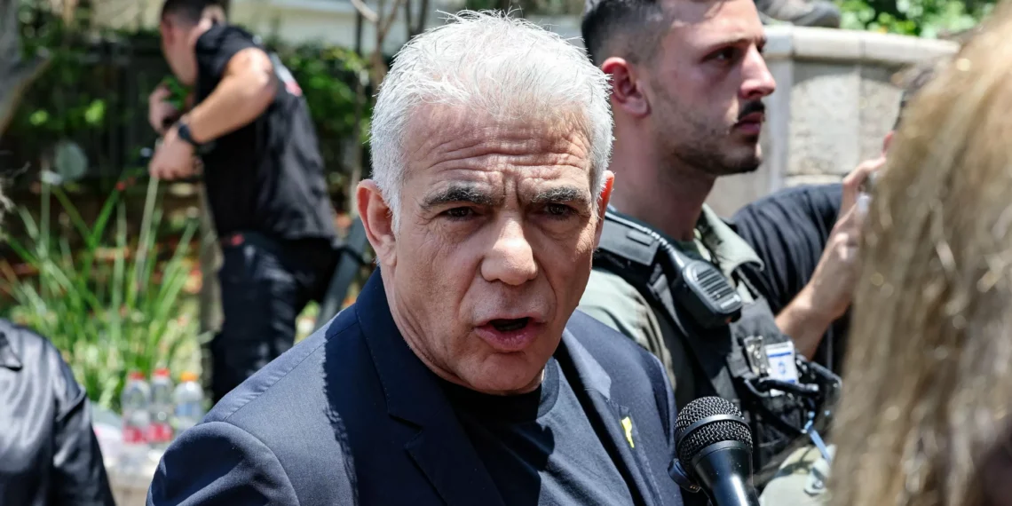 Lapid urges Israel to halt Gaza attacks as pressure mounts on Netanyahu
