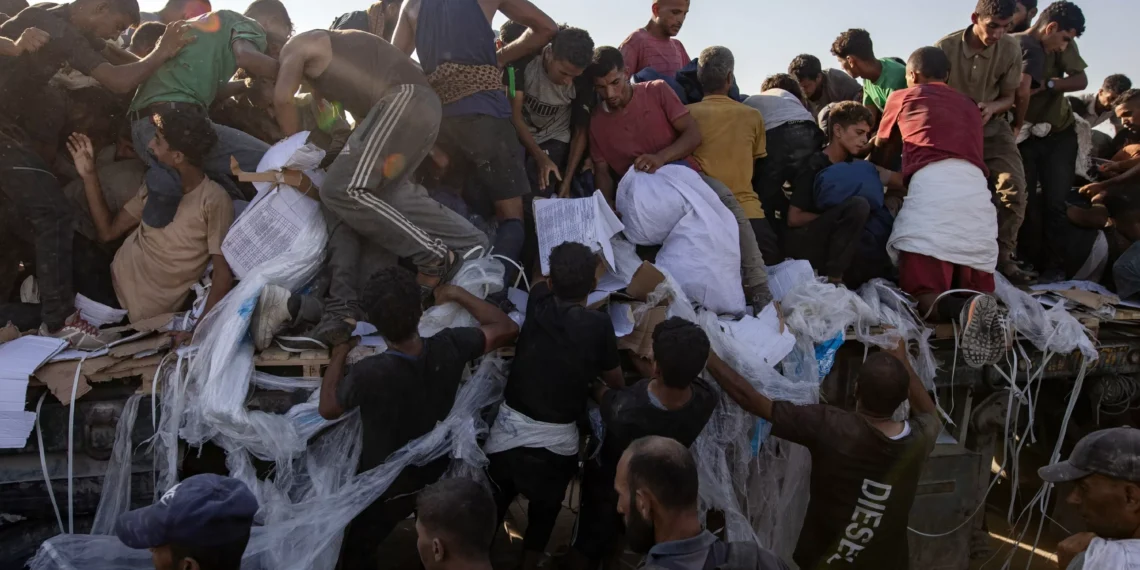 Gaza aid scramble turns deadly as Israeli fire, famine fears collide