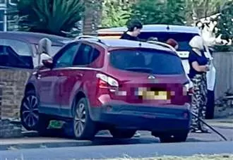 Police called after car collided with wall following crash