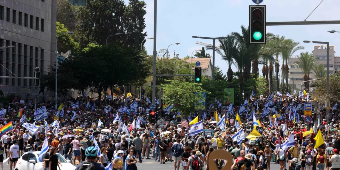 Israeli school students strike over hostages, demand peace deal