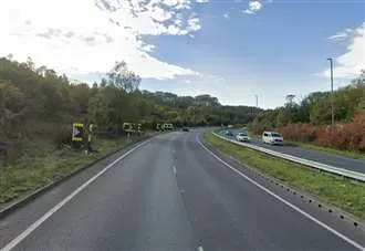 Slip road shut for repairs overnight after lorry crash