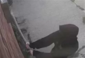 Caught on CCTV: Is this the same graffiti vandal who desecrated cemetery?
