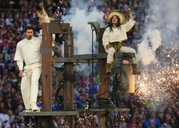 Bad Bunny’s halftime show: Why did he perform on a utility pole?